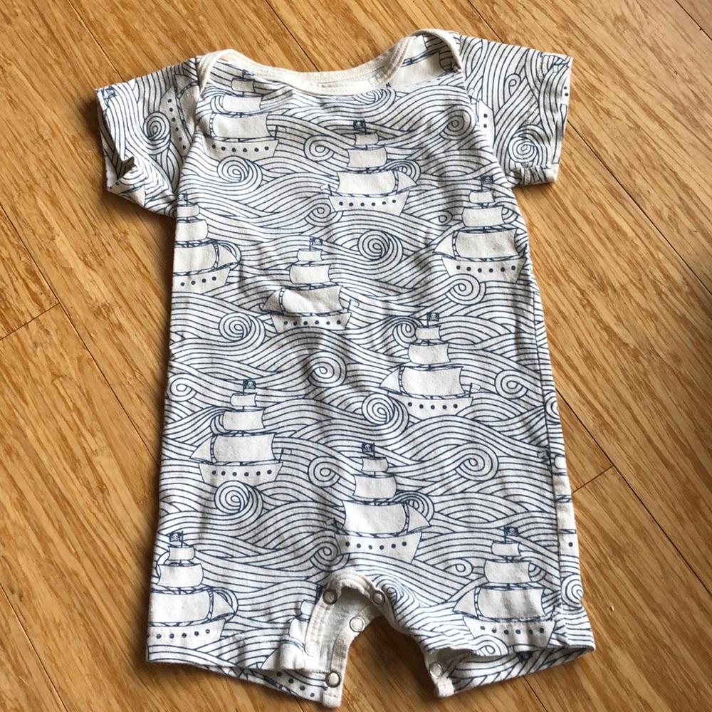 Winter Water Factory Ship Romper (3m)